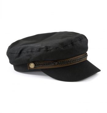 Searcher twill fisherman hat with custom hardware, nylon rope,