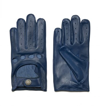 Bullitt blue leather gloves