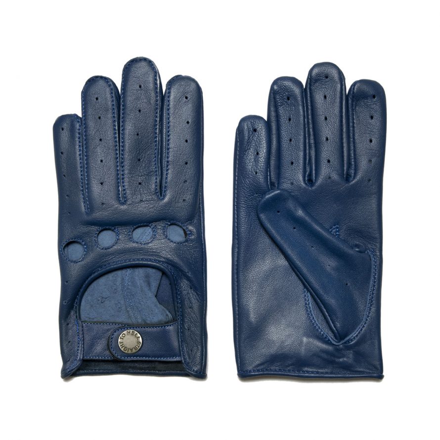 Bullitt - Antique Blue Leather Gloves (Size XS, S, M, L, XL) | Straight ...