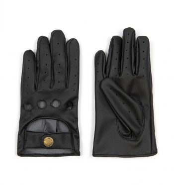 Bullitt black vegan leather gloves