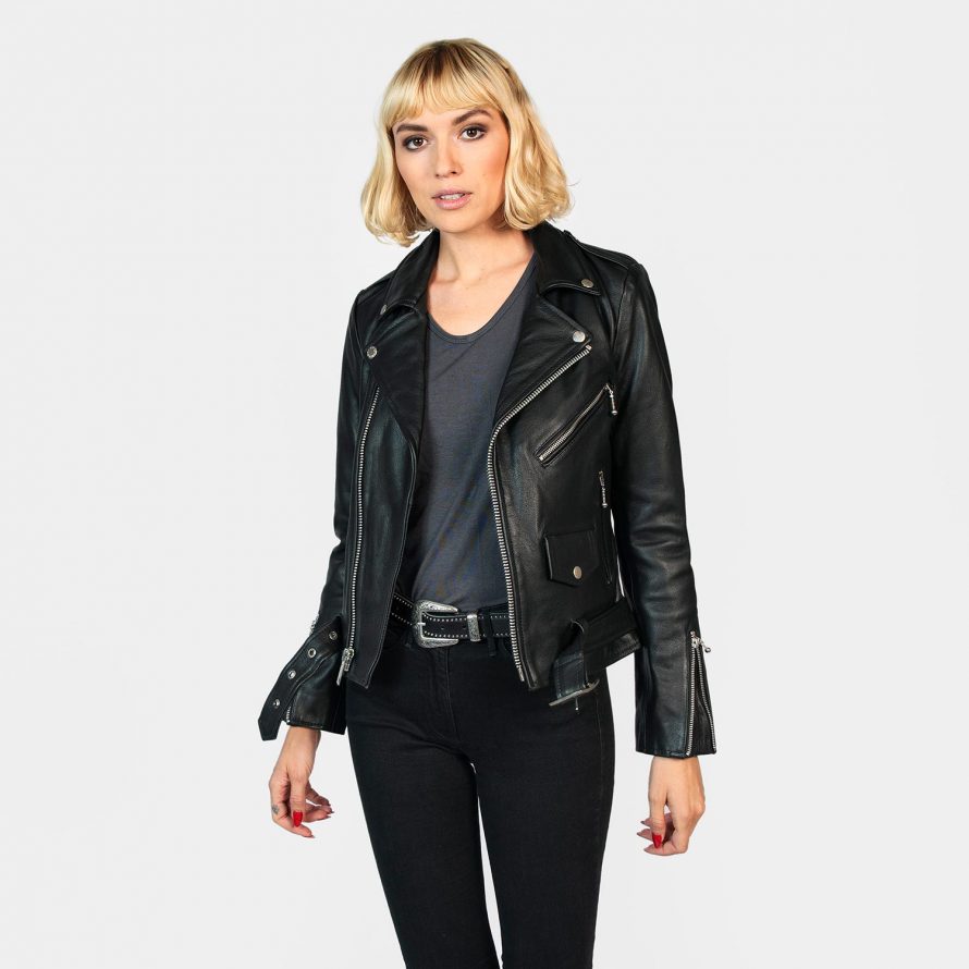 Straight To Hell Apparel | Commando Lightweight – Black Leather Jacket ...