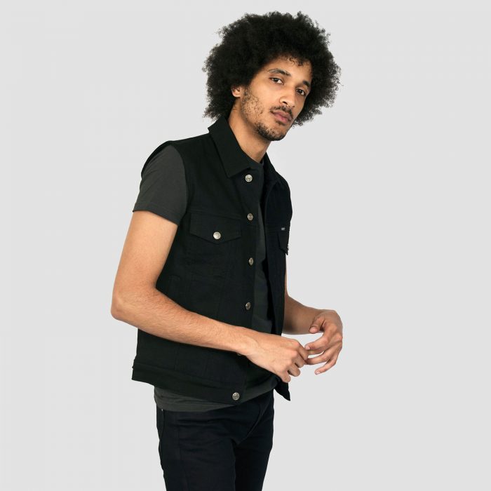 Outsider Vest - New Dawn - Twill Denim Vest | Straight To Hell Apparel