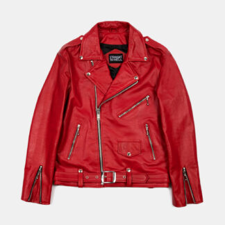 Commando - Blood Red Leather Jacket
