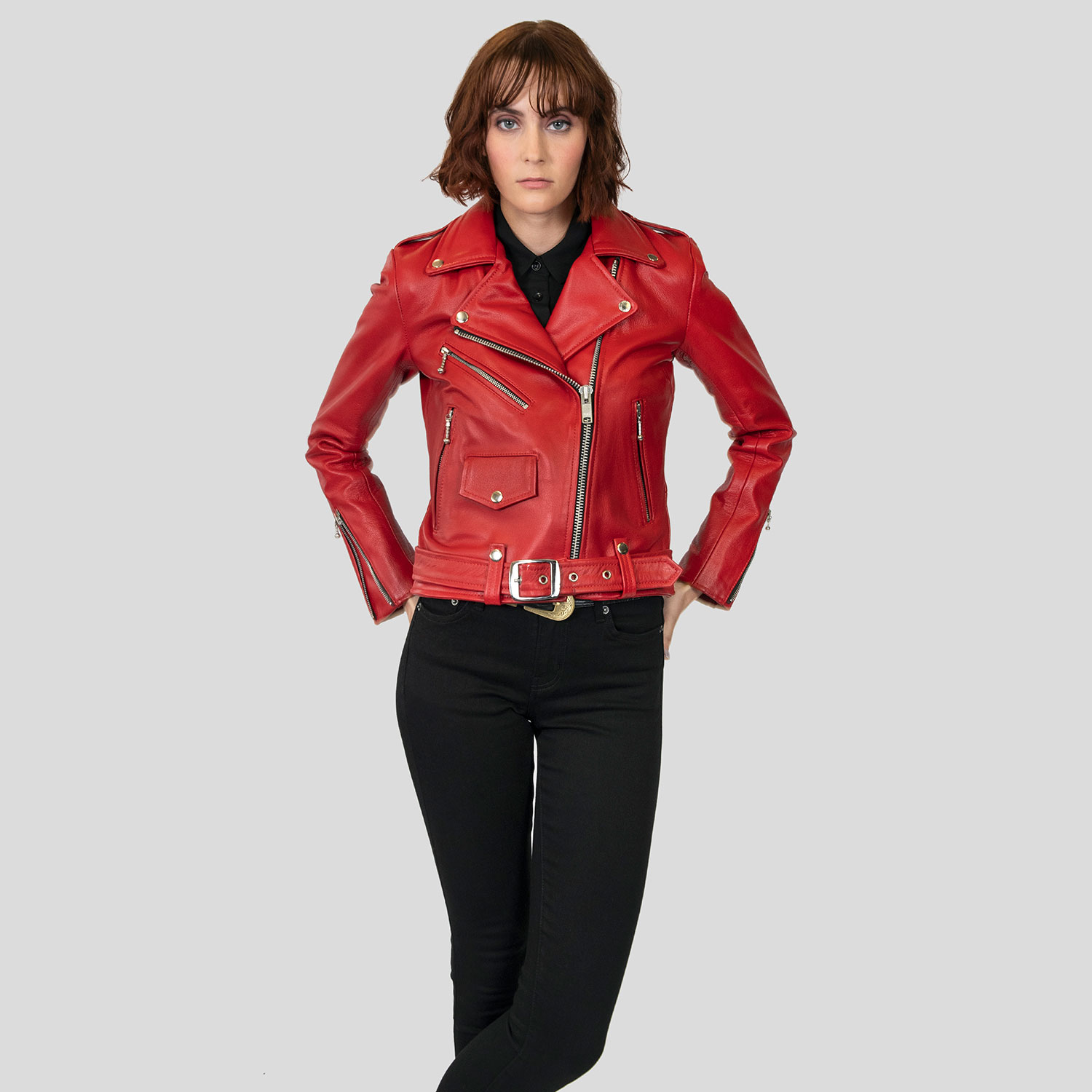 Commando - Blood Red To Jacket Apparel Straight Hell Leather 