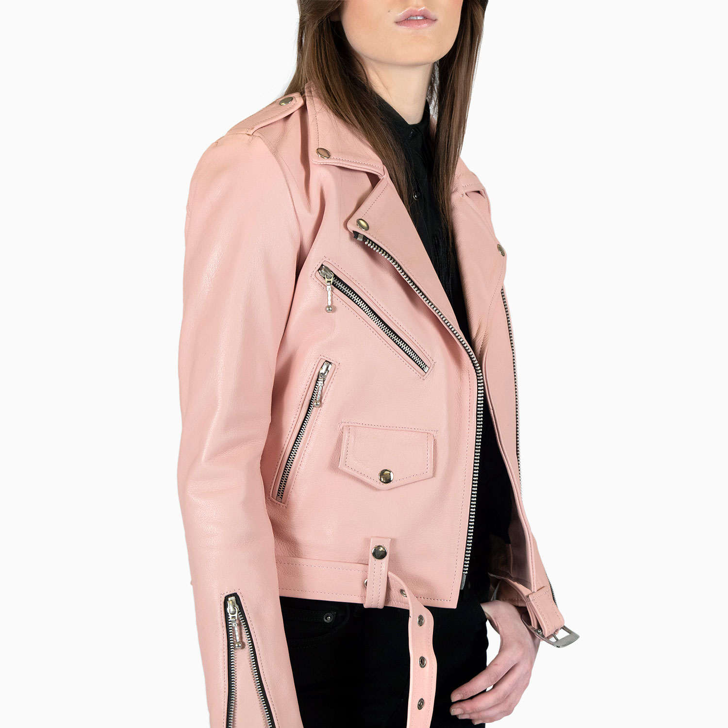Dusty Pink Commando S, Apparel Jacket 2XL, Hell XS, - Leather 4XL) To XL, | L, M, (Size Straight 3XL,