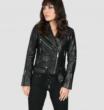 straight to hell vegan jacket