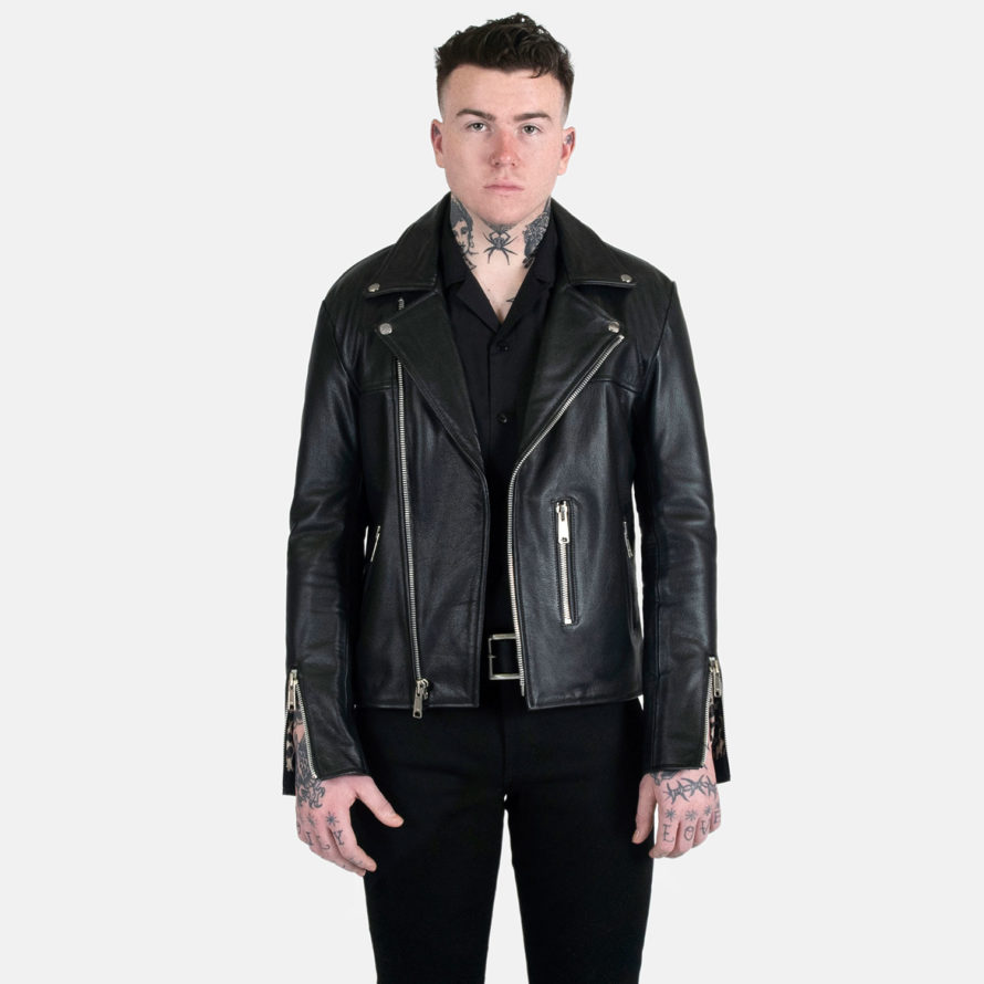 Bristol Lightweight - Leopard Print Lining - Leather Jacket | Straight ...