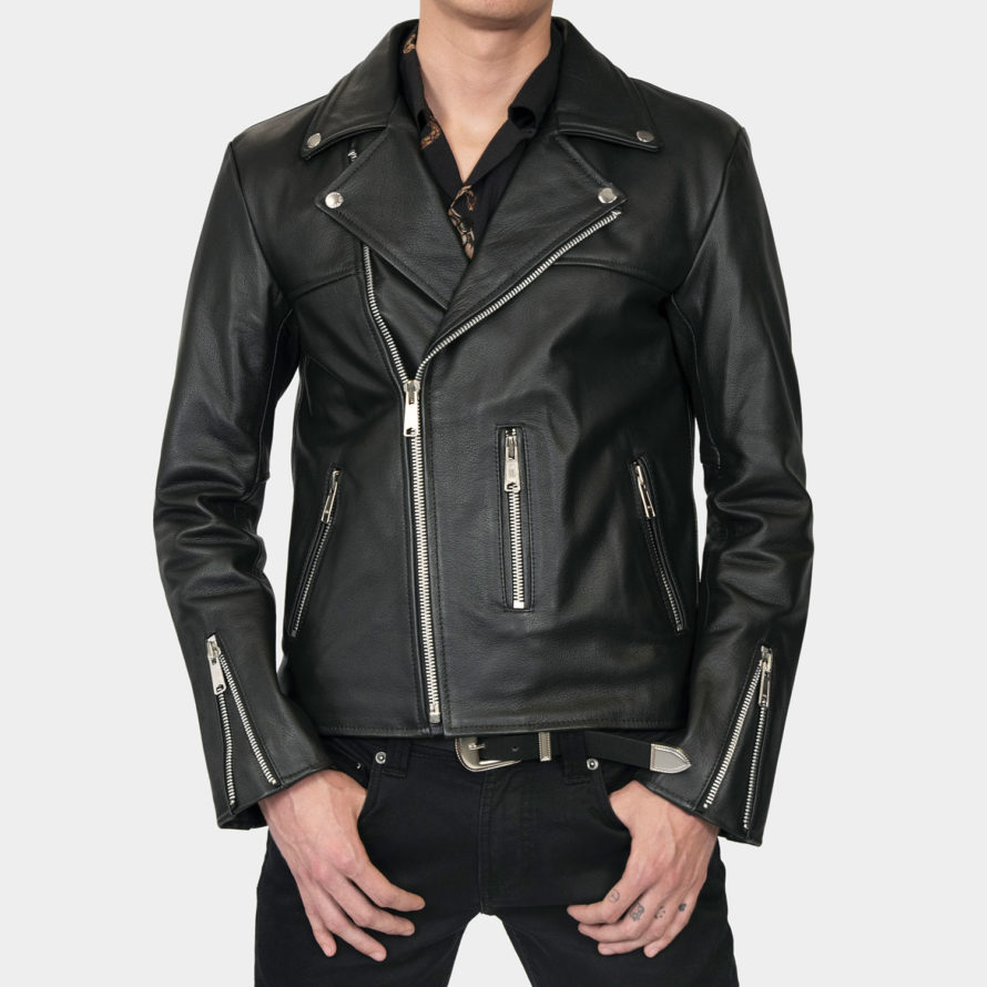 Bristol - Red Lining - Leather Jacket | Straight To Hell Apparel