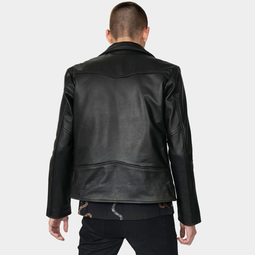 Bristol - Red Lining - Leather Jacket | Straight To Hell Apparel