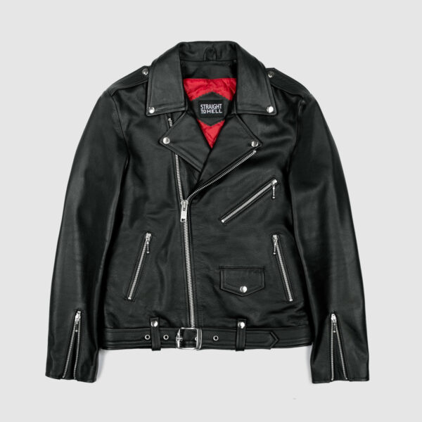 Commando - Black and Nickel Leather Jacket