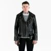 Commando - Black and Nickel Leather Jacket