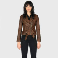 Commando - Washed Brown Leather Jacket (Size XS, S, L, 3XL, 4XL, 5XL ...