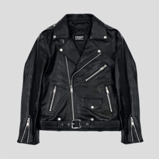 Commando - Black and Nickel - Black Lining - Leather Jacket