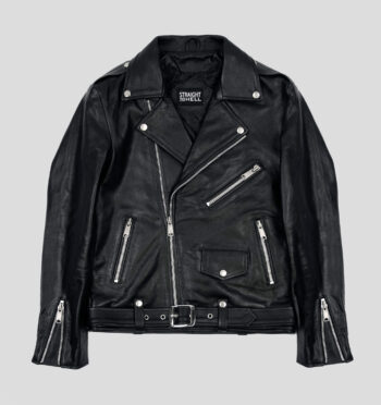 Commando - Black and Nickel - Black Lining - Leather Jacket