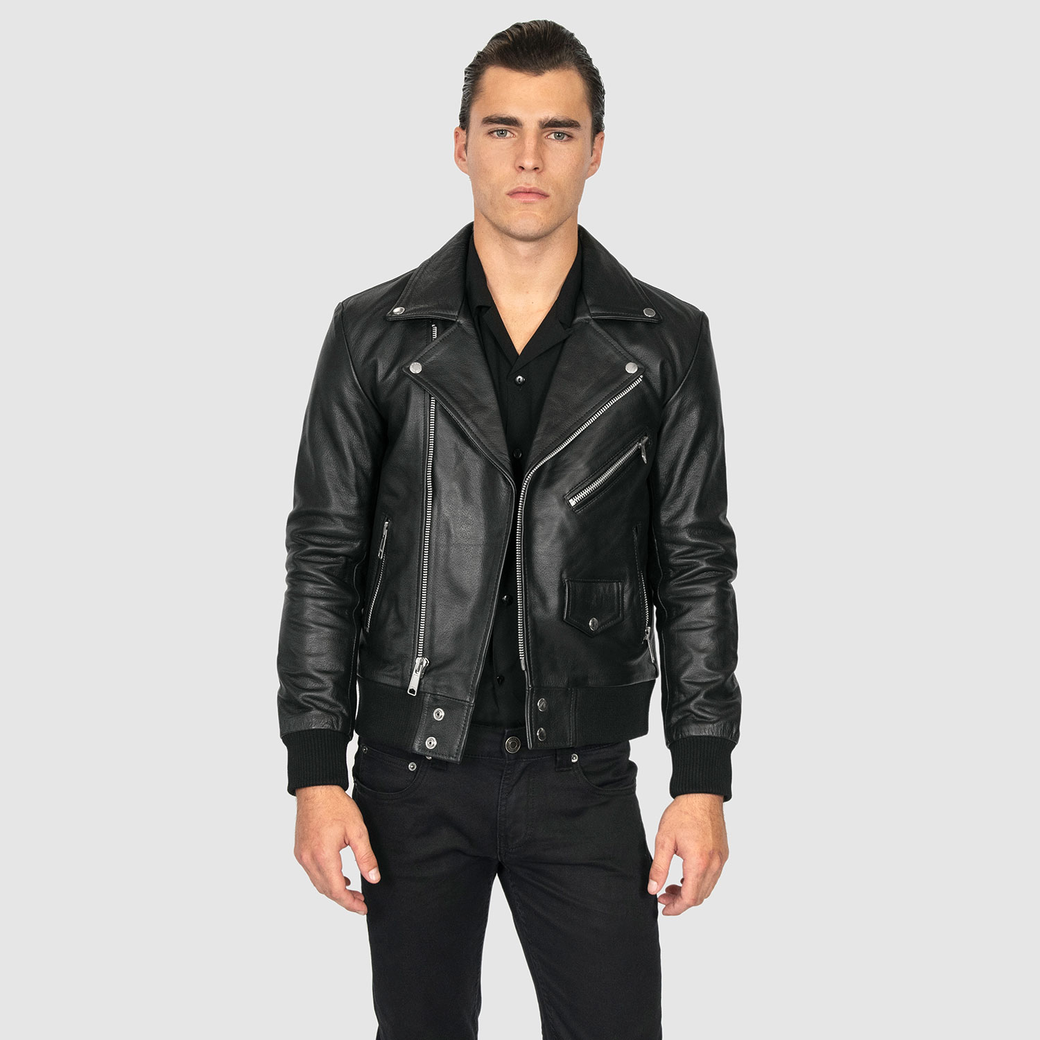 Leather Jacket, Classic Style Leather Jacket
