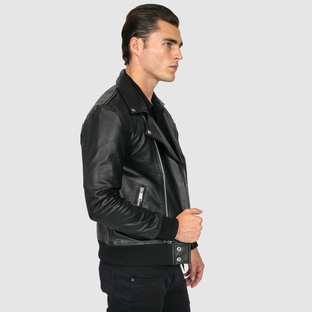 Baron - Black Leather Jacket | Straight To Hell Apparel