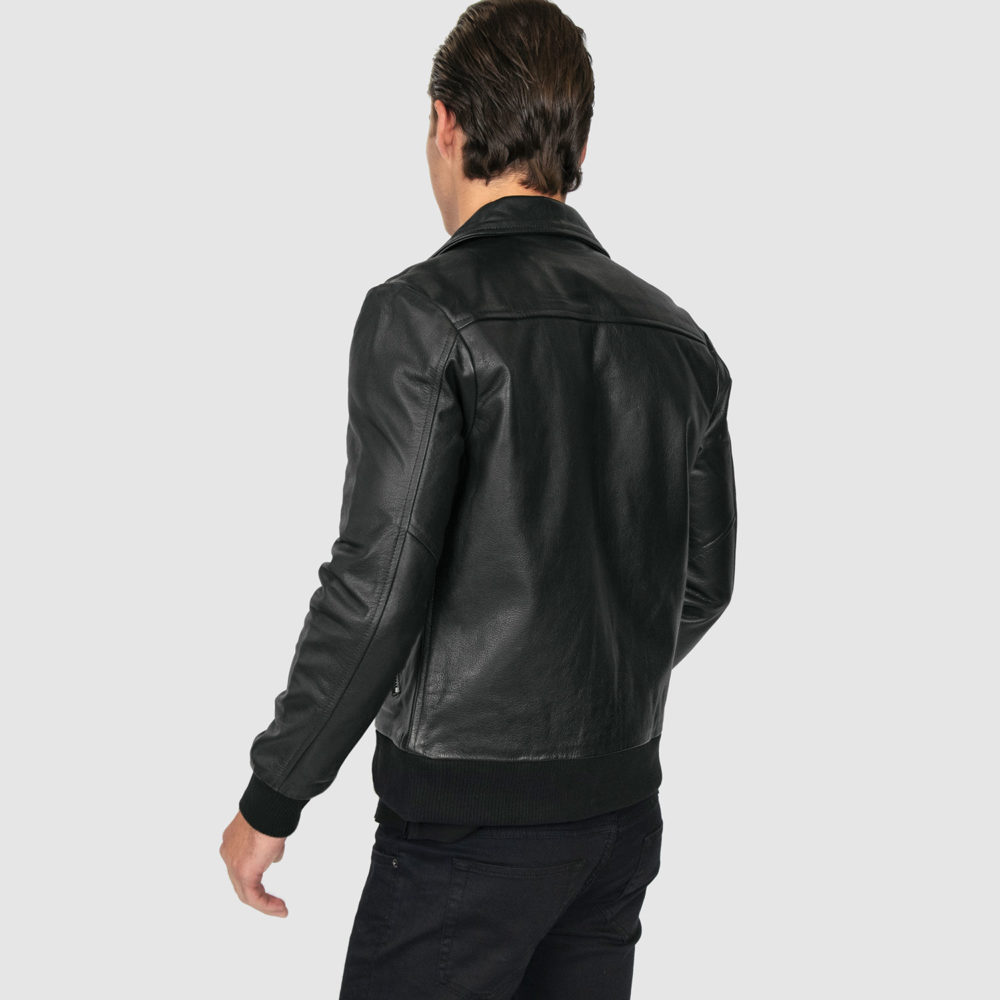 Baron - Black Leather Jacket | Straight To Hell Apparel