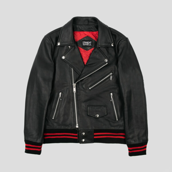 Baron - Black and Red Leather Jacket