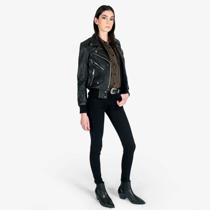 Baron - Black Leather Jacket | Straight To Hell Apparel