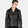 Defector leather jacket combines old school style