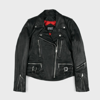 Defector - Black and Nickel Leather Jacket