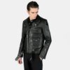 Logan offers classic leather jacket styling with an old school D-pocket.