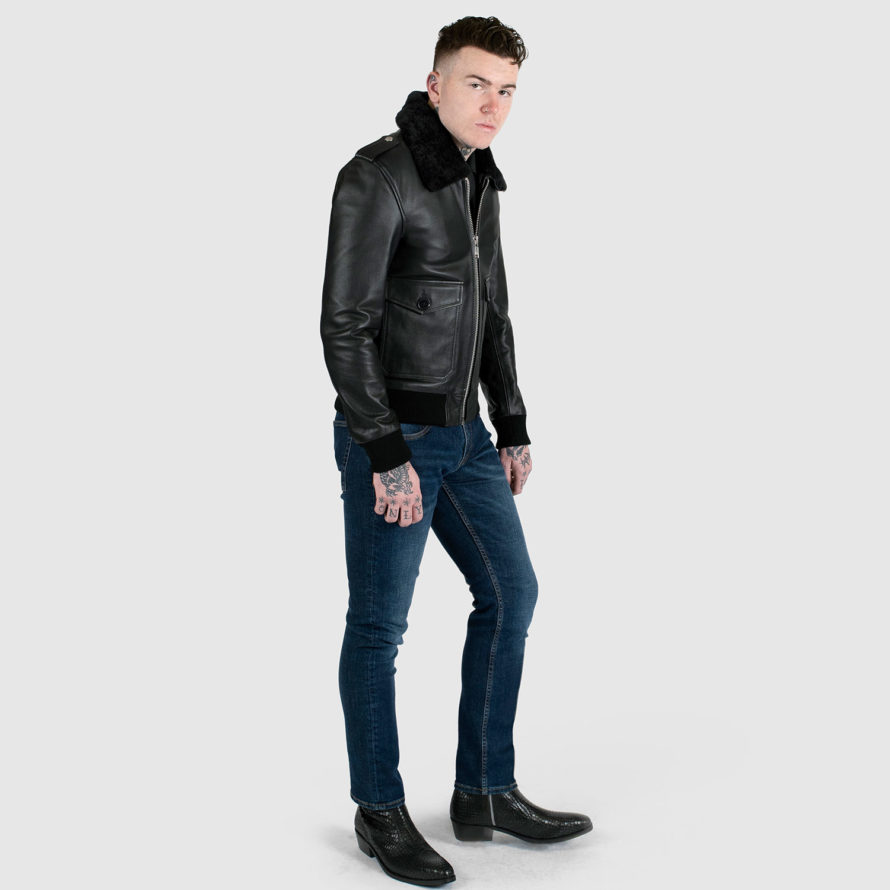 Avondale - Leather Flight Jacket (Size 34S, 34, 36S, 36, 38S, 38, 40 ...