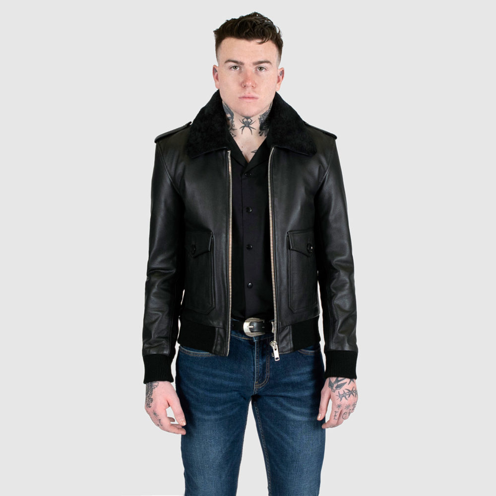 Avondale - Leather Flight Jacket | Straight To Hell Apparel