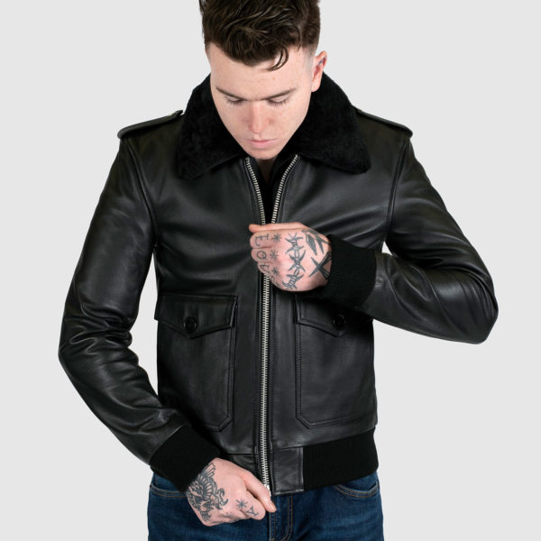 Avondale - Leather Flight Jacket (Size 34S, 34, 36S, 36, 38S, 38, 40 ...