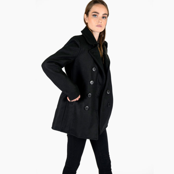 Guardian - Wool Pea Coat (Size L, XL) | Straight To Hell Apparel