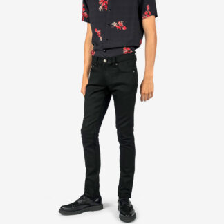 Skinny denim and our tightest fit with medium rise.