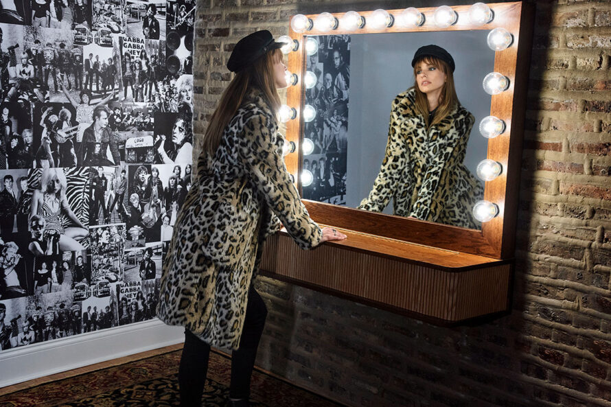 Stevie – Leopard Faux Fur Coat