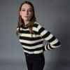 Vagabond women's black and white striped sweater