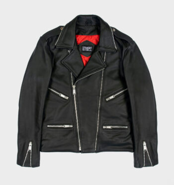 Avenue Black Leather Jacket