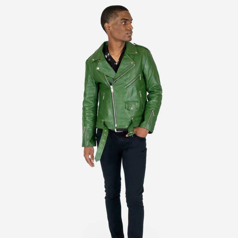 Commando - Cactus Green Leather Jacket | Straight To Hell Apparel