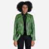 Commando - Cactus Green Leather Jacket