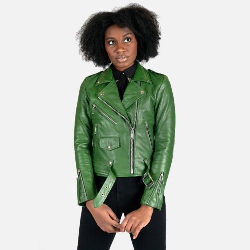 Commando - Cactus Green Leather Jacket | Straight To Hell Apparel