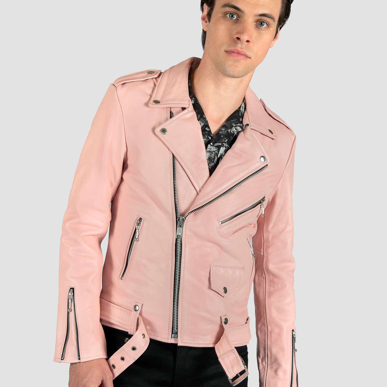 Commando - Dusty Pink Leather Jacket