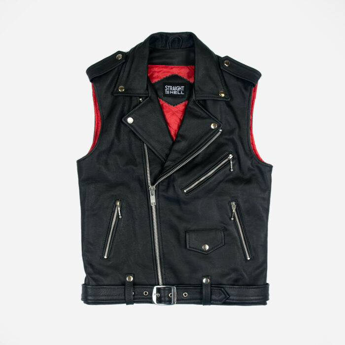 Commando Vest - Leather Vest | Straight To Hell Apparel