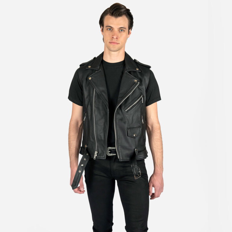 Commando Vest - Leather Vest | Straight To Hell Apparel