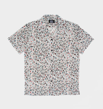 The Rock ‘n’ Roll Party shirt is our collaboration with Avi Spivak, the celebrated New York City cartoonist and illustrator.