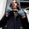 Marion women's black leather gloves