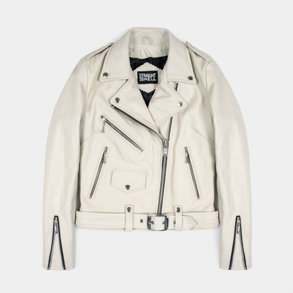 Commando - White Leather Jacket