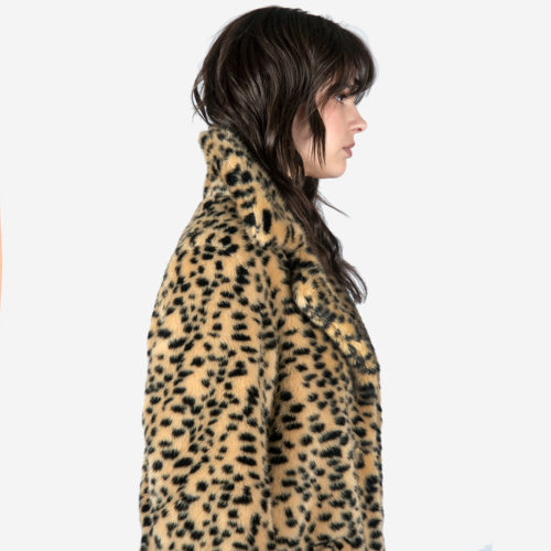 DeVille - Cheetah Faux Fur Coat | Straight To Hell