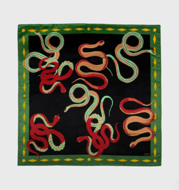 Printed scarf featuring our Snake Dance Blues artwork.