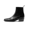 The Richards is a women’s black, premium leather boot