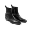 The Richards is a women’s black, premium leather boot