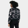 Cotton jacket printed with our Way of the Warrior panther and floral artwork.