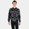 Cotton jacket printed with our Way of the Warrior panther and floral artwork.