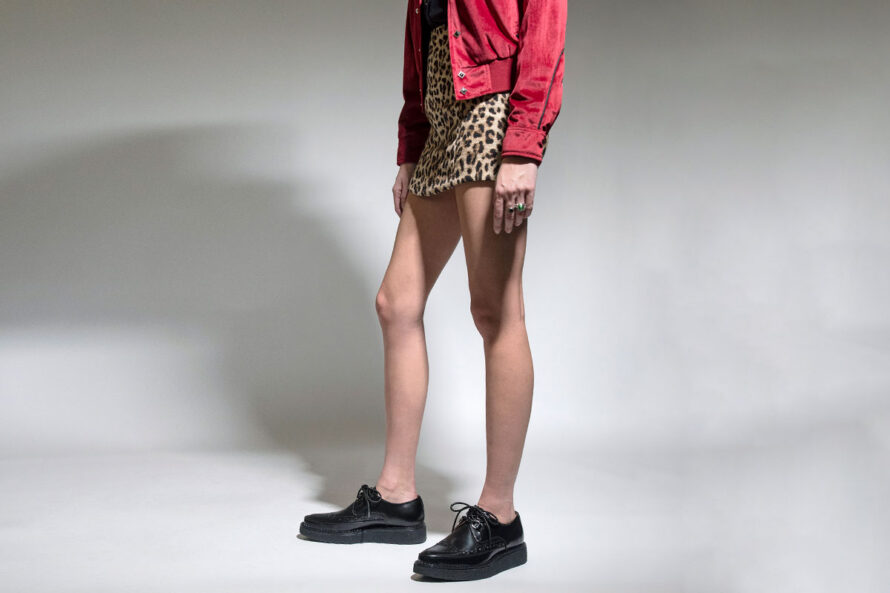 Hawkins – Black Leather Creepers